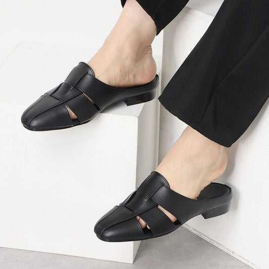 サンダル メンズ レザー 日本製 本革 オフィス ビジネス 牛革 備長炭仕上げ 消臭 抗菌 メッシュ (11G18 ブラック)