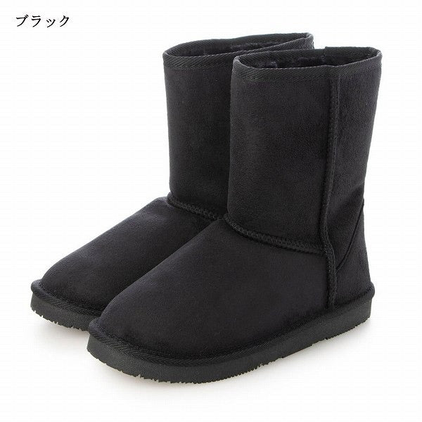 レディース ムートンブーツ ミドル丈 あったか ファーブーツ (20it51 )