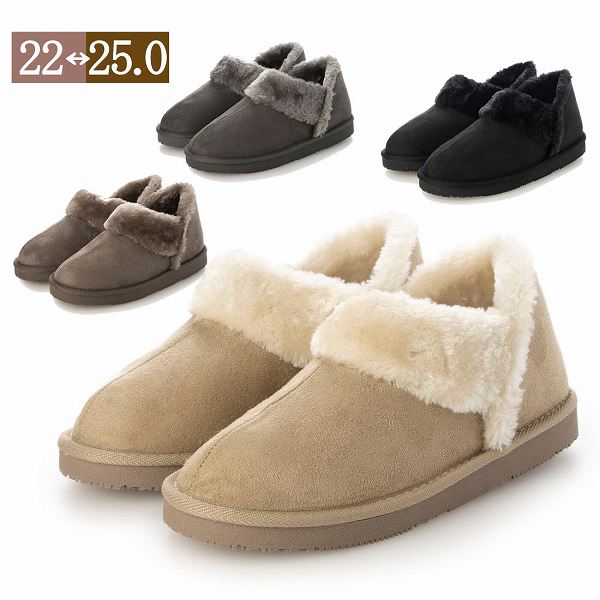 イタリコ ITALICO あったか ファーフラット  スリッポン (20it53 )