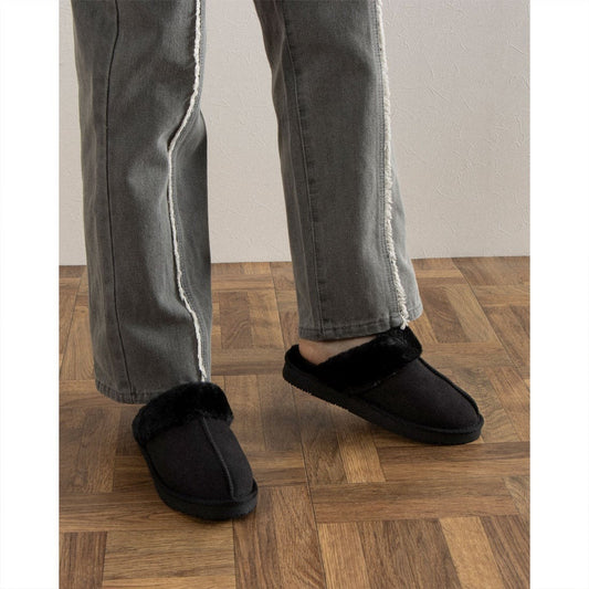 イタリコ ITALICO あったか ファーフラット サボ スリッパ サンダル  (20it54 )