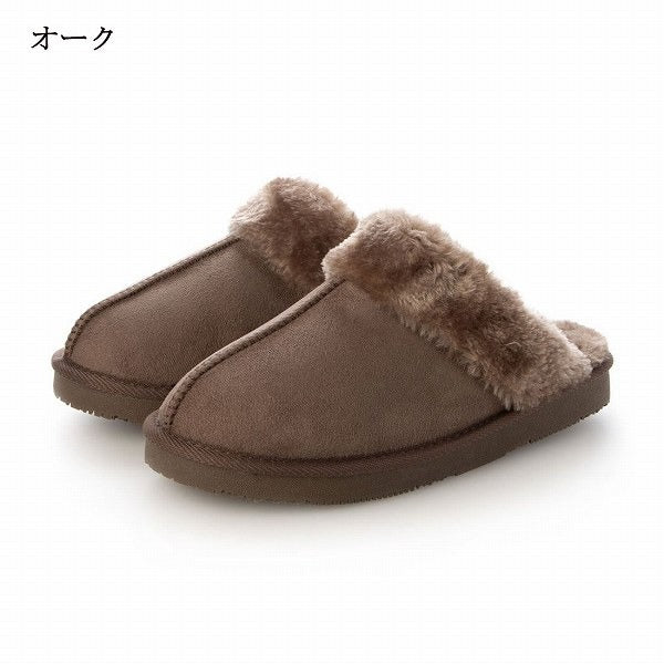 イタリコ ITALICO あったか ファーフラット サボ スリッパ サンダル  (20it54 )