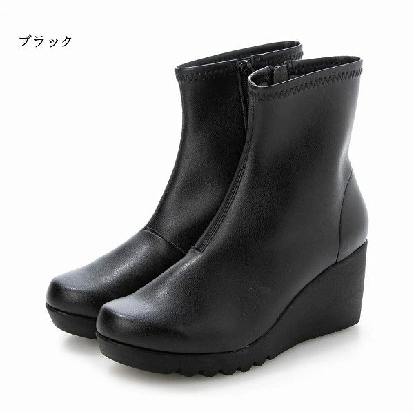 イタリコ ITALICO ふかふか 厚底 シンプル 楽ちん コンフォートショートブーツ  （69it600）