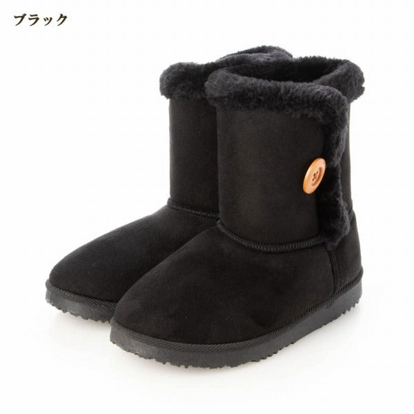 インヒール ベイリーボタンムートンブーツ 洗える 3cmインヒール あったかボアブーツ 2WAY (3it85)