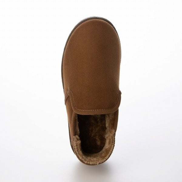 レディース フェイクムートン スリッポン 踵踏める スリッポンシューズ ファーサンダル (3it92) あったかスリッパ ルームシューズ