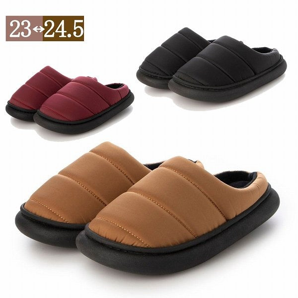 ダウンサンダル レディース ダウンスリッパ あったかスリッパ ルームシューズ (lds23it52)
